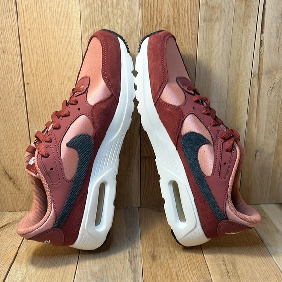 Women's Nike Air Max SC Red Stardust and Deep Jungle Cedar - Picture 7 of 11